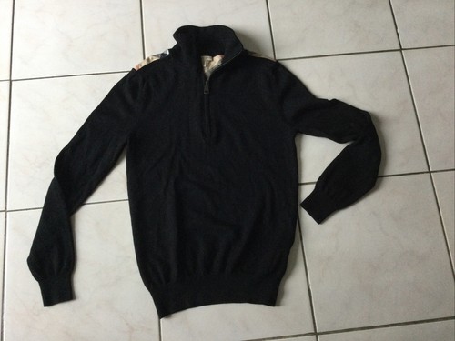 Pull col camionneur burberry - pull,