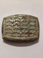 Ancienne Boucle De Ceinture Militaire A Identifier