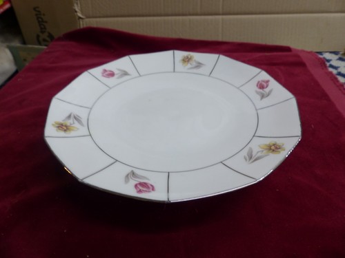1plat sur pied porcelaine - 1plat,