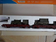 Roco Minitanks HO camions réf 44043 Wagon transport d'engins militaires