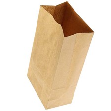  10 pcs 24 * 13 * 8 cm Party Favor Sacs 70g Jaune Traiter Alimentaire Kraft