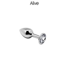 Plug anal métal bijou Rosebud