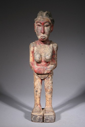 Art africain statue colon - ,