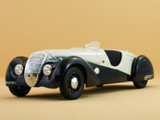 PEUGEOT 302 Darl Mat Roadster - 1937 - blue / cream - Norev 1:18