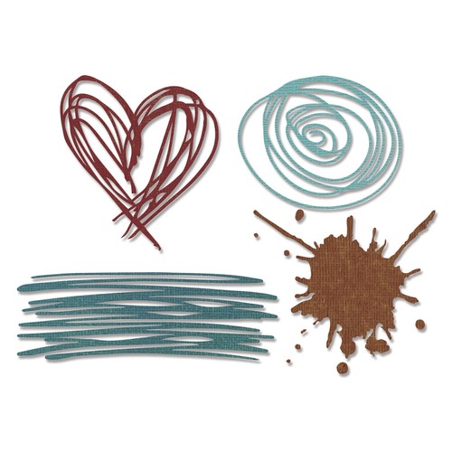 Tim holtz sizzix die - die, scribbles