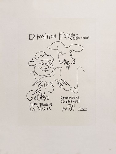 Pablo picasso affiche 1951 - affiche,