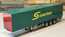 CAMION REMORQUE TAUTLINER  DES TPS SOBOTRAM DE MARQUE ELIGOR L ECHELLE 1/43