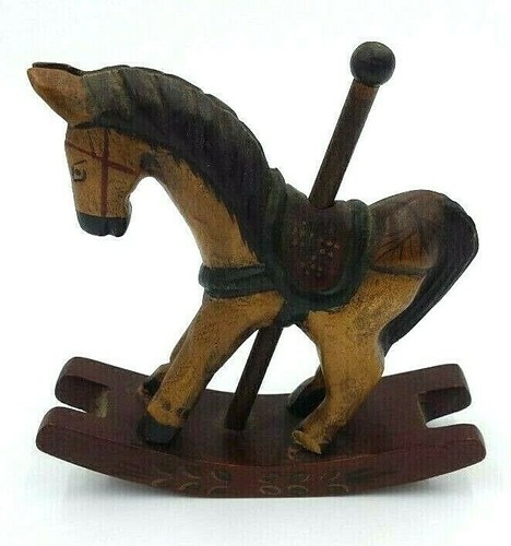 Horse wood craft decoration - wood,