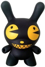 KIDROBOT DUNNY 20" DALEK PACMAN BLACK 50pcs 2006 MIB EXTREMLY RARE -vinyl toy