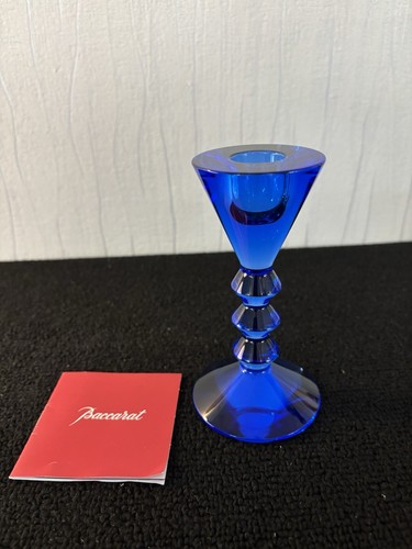 Bougeoir véga bleu cobalt - bougeoir, en