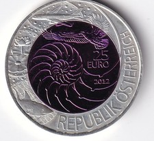 25 euros autriche bionik niobium argent 2012 osterreich