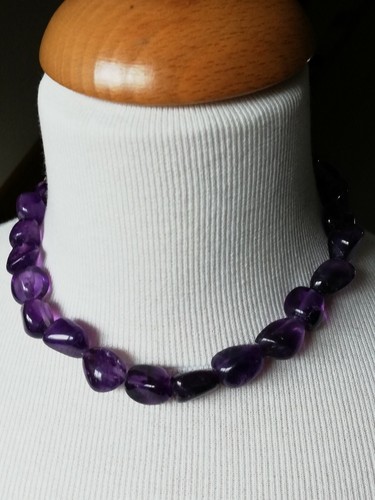 Collier ancien améthyste - collier,