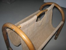 Porte-revues Meuble ROTIN -année 60