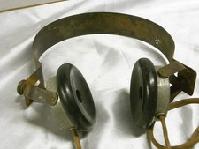 ANCIEN ECOUTEUR CASQUE RADIO TSF THOMSON HOUSTON POSTE GALÈNE BAKÉLITE LAITON