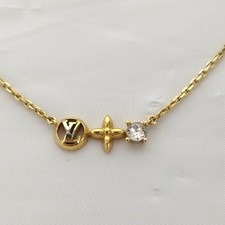 Collier Louis Vuitton Petit Louis, GP x strass, or, M00368 24596