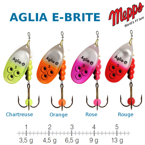 Mepps aglia brite uv - aglia,