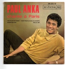 EP 45 TOURS PAUL ANKA CHANTE A