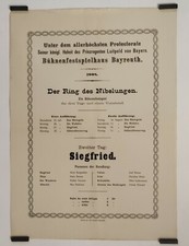 Bayreuth Festival 1908 Affiche