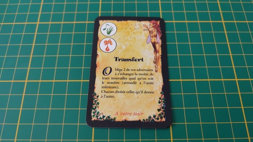Carte sortilège transfert - carte,