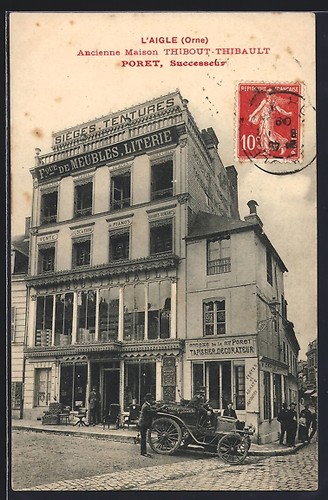 Cpa aigle ancienne - l´aigle,, maison