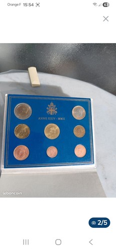 Vatican coffret 2002 - vatican, bu