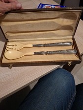 Couvert à salade en argent