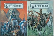 lot de 2 BD Fred Funcken Napoléon, la chute de l'aigle et le sultan de feu