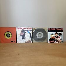 Lot de 4 Disques Vinyles 45