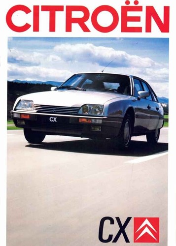 Catalogue brochure citroën - brochure, cx
