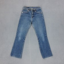 Jean Bootcut Vintage Y2K Levi's 525 Femme W29 L34 Bleu Coton Zip