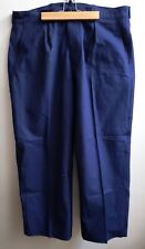 ancien pantalon bleu de travail bleu indigo foncé