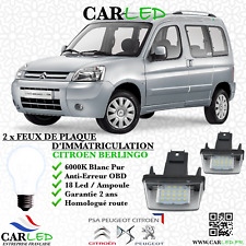 Feux Plaque d'immatriculation LED CITROËN BERLINGO II