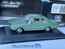 MINICHAMPS 430046100 OPEL REKORD C 2 DOOR 1966 GREEN MET 1/43