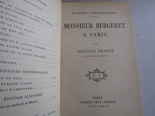 Monsieur bergeret paris - à, /
