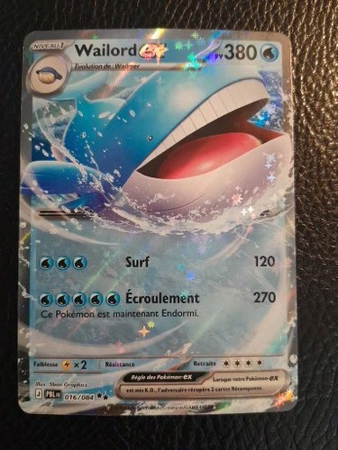 Carte pokemon wailord 016 084 - pokemon,