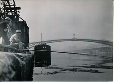 PARIS c. 1950 - Pêcheurs