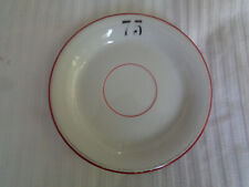 COUPELLE SOUCOUPE RAMASSE MONNAIE 75 BAR BISTROT  EN PORCELAINE DE PARIS