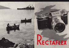 APPAREILS PHOTOS "RECTAFLEX" Livret d'Accessoires période 1950