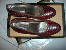 Talons tout cuir aspect "peau de serpent" marron Accessoire Diffusion T36,5 