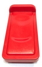 lit rouge simple | mobilier