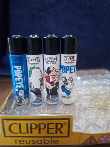 Briquet clipper popeye neuf - popeye, x4