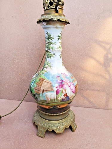 Vase lampe pétrole eme - pétrole,