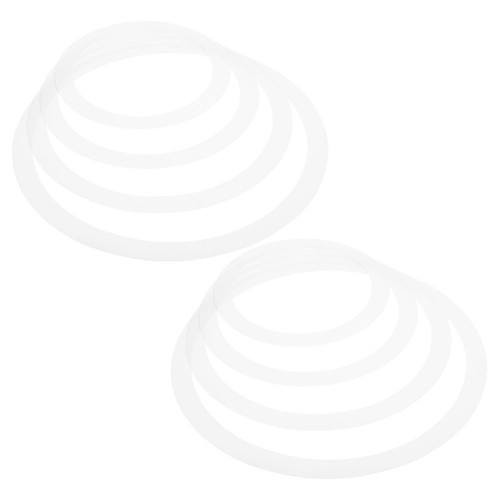 2sets drum mute rings - white, pc
