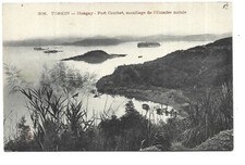 VIETNAM  HONGAY  PORT COURBET  MOUILLAGE DE L ESCADRE MOBILE