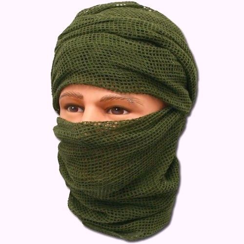 écharpe filet militaire kaki - Écharpe,