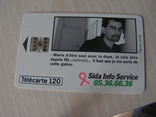 Télécarte sida info - ,
