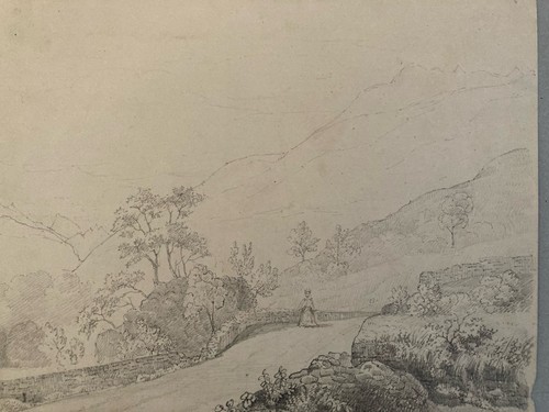 Drawing dessin 1850 xixe - drawing,