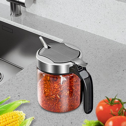 Pot assaisonnement verre - pot, en