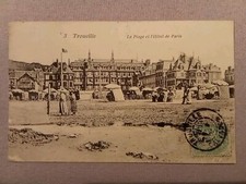 CPA, TROUVILLE (14), Plage et