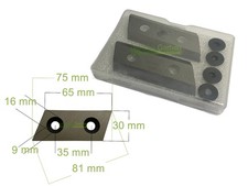 2 x 8,1 cm déchiqueteuse